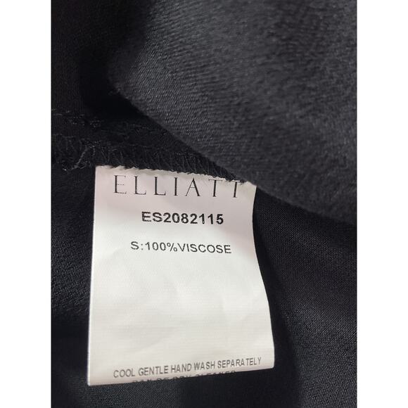 Elliatt 'Emely' Black Satin Playsuit Size S - Picture 5 of 5